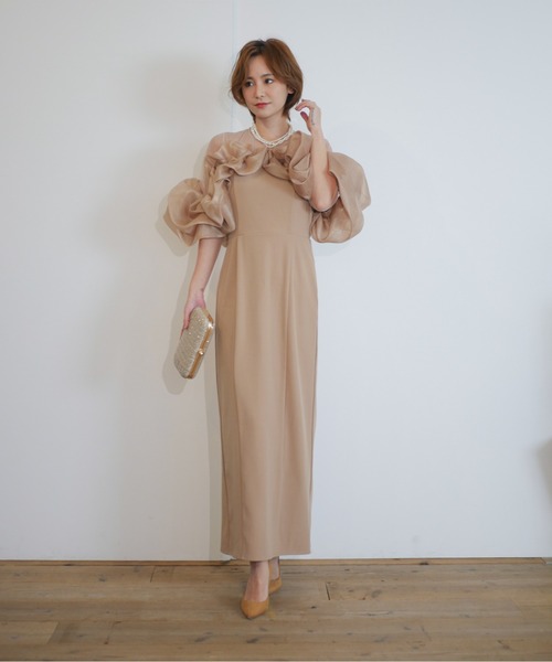 My shawty（マイシャウティー） ドレス volume raffle dress