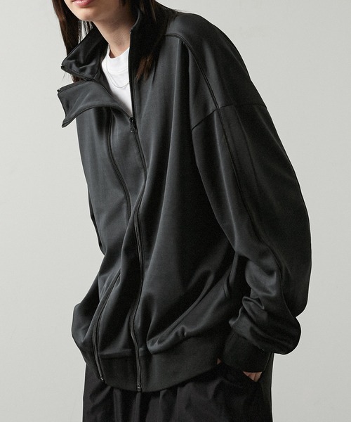 ジャージ 「Alfred Alex」ダブルジップアップサイドライントラック