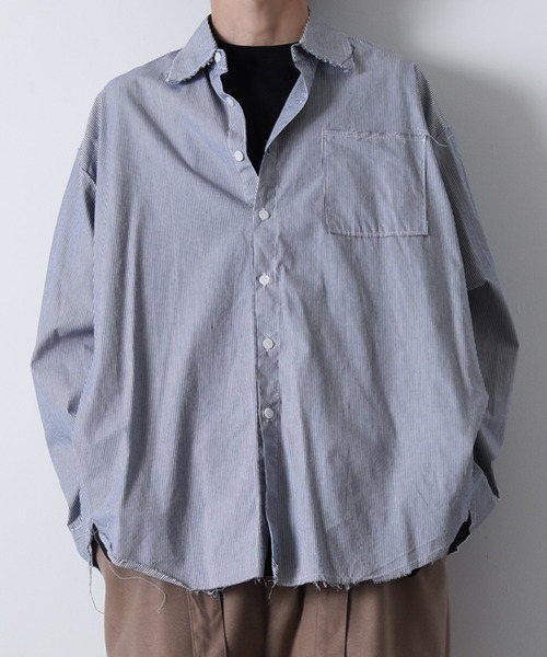 CALIFORNIA OUTFITTERS シャツ 2-7B37，39 ダメージワイドシャツ