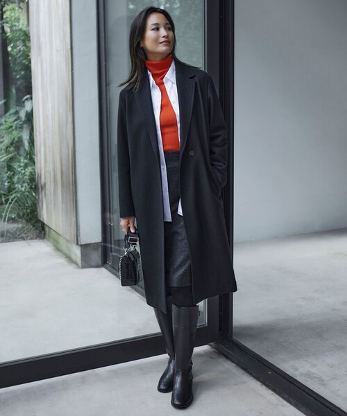 ICB（アイシービー） コート チェスターコート ウールライトメルトン