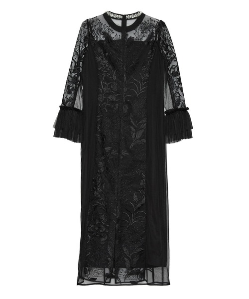 Leja（レジャ） ドレス 「LEJA」フラワーレースジュエルカラーIライン