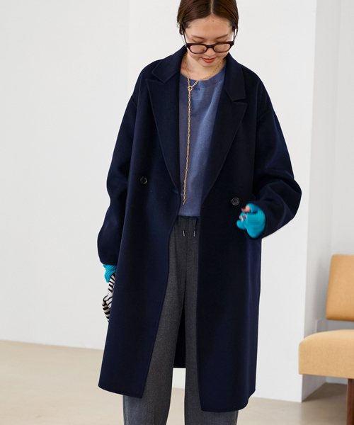 FRAMeWORK（フレームワーク） アウター SUPER160sダブルブレストコート