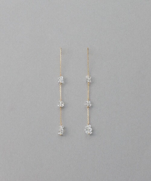 ete（エテ） ピアス 「シャンデリア」 K18YG クォーツ ピアス