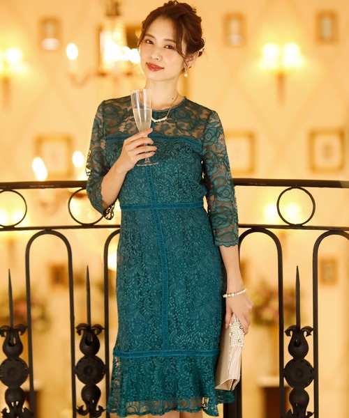 PourVous（プールヴー） ドレス マーメイドワンピースドレス大きい