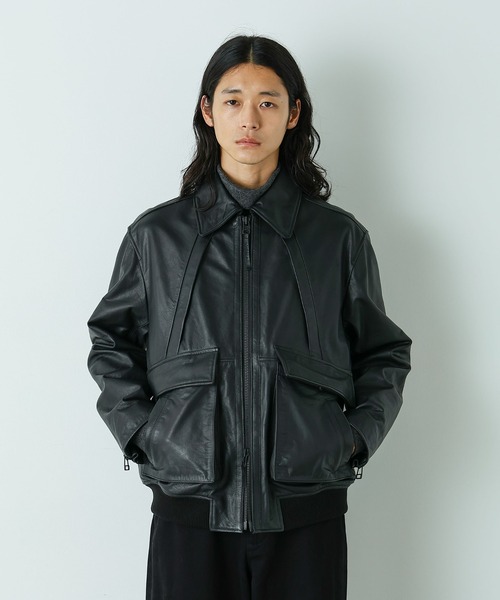 NANO universe（ナノ・ユニバース） 革ジャン ライダース 「HOTEL