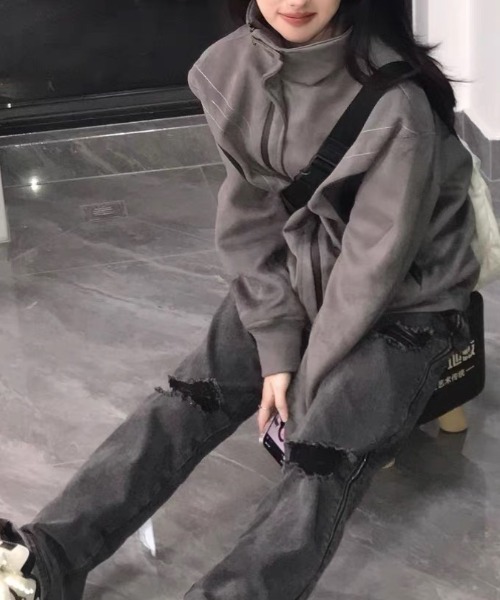 ALL RUNS ブルゾン アウター Full zip archive jacket/フルジップ