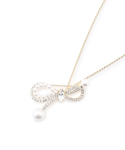 TOCCA（トッカ） ブローチ SHAKE RIBBON 2WAY BROOCH NECKLACE