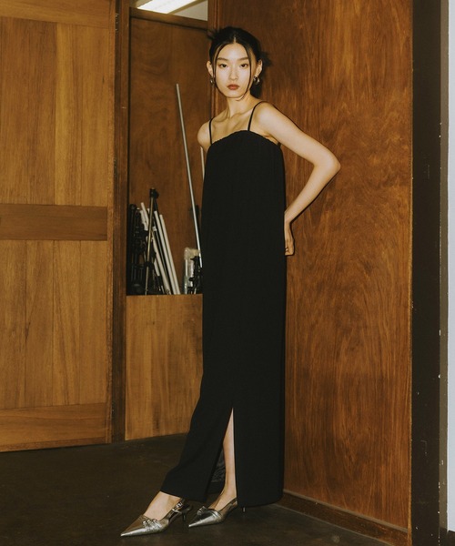 ANDRESD ドレス バックシアージレセットアップドレス / back sheer