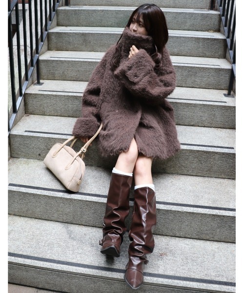 mellowneon（メロウネオン） コート チェスターコート 3wayスタンド