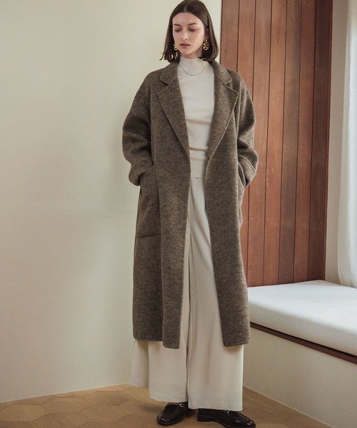 ELFRANK コート チェスターコート 「ウール70％」 ロングコート ウール