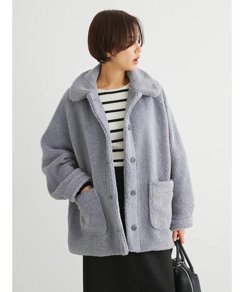 Green Parks（グリーンパークス） ジャケット ブルゾン 衿付きボア