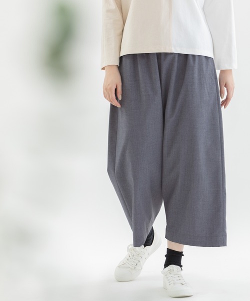 nop de nod（ノップドゥノッド） パンツ トロクロップドサルエルパンツ