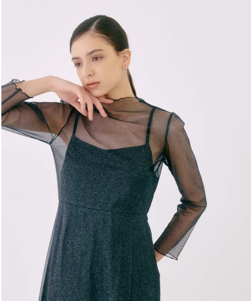 kaene（カエン） ドレス ラメチュールメロウワンピース「結婚式 二次会