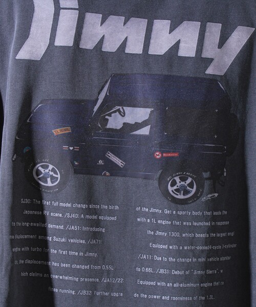 GLOSTER（グロスター） tシャツ 「ロングセラーコラボ」ジムニー