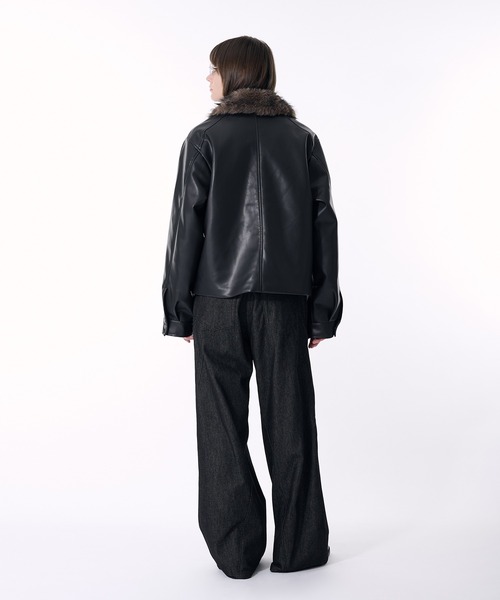 selle glant（セレグランテ） 革ジャン ライダース 2WAY DOUBLE ZIP