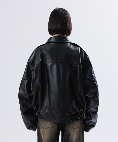 M TO R（ムウトアール） ブルゾン アウター LEATHER BLOUSON