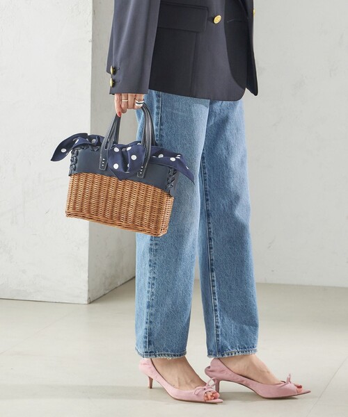 A VACATION（アヴァケーション） かごバッグ カゴバッグ 「SHIPS別注