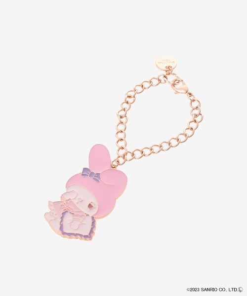 レア マイメロ バッグチャーム ステッキ ビジュー レア マイメロ