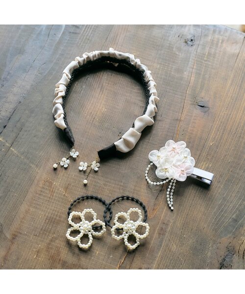 apres les cours（アプレレクール） カチューシャ イヤリング付き