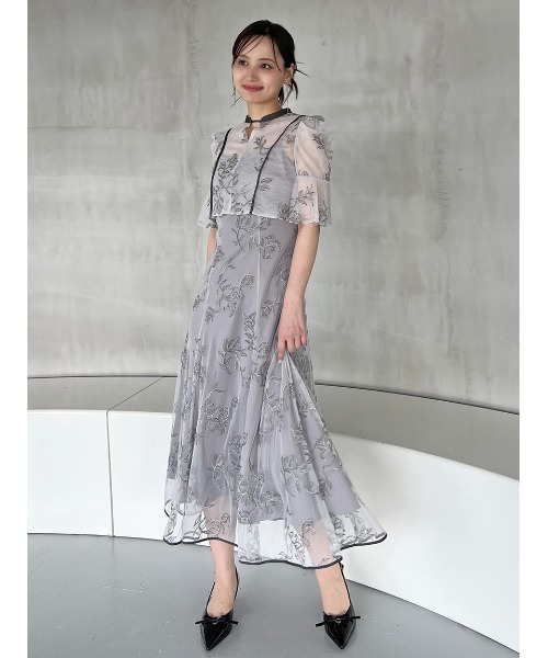 SNIDEL（スナイデル） ワンピース エンブロイダリーボレロセットドレス