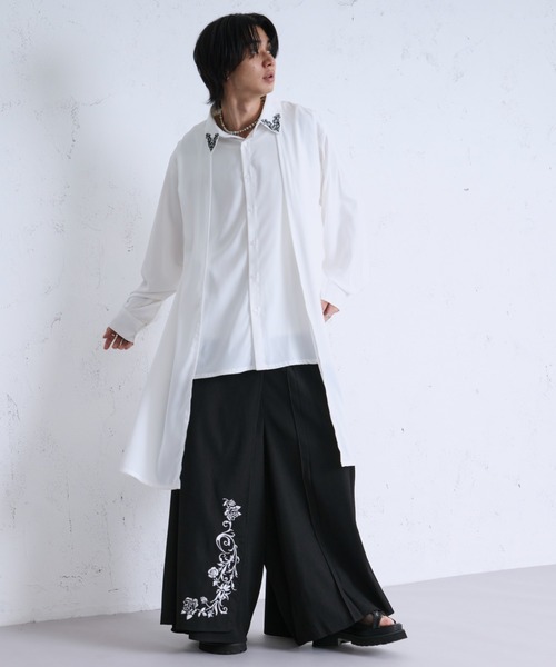 Ellno Loset（エルノロゼット） シャツ アソートレイヤードロング