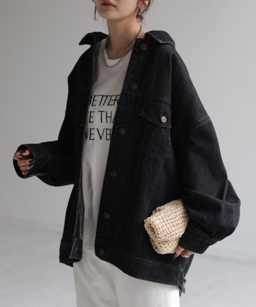 HUG.U（ハグユー） デニムジャケット gジャン オーバーデニム
