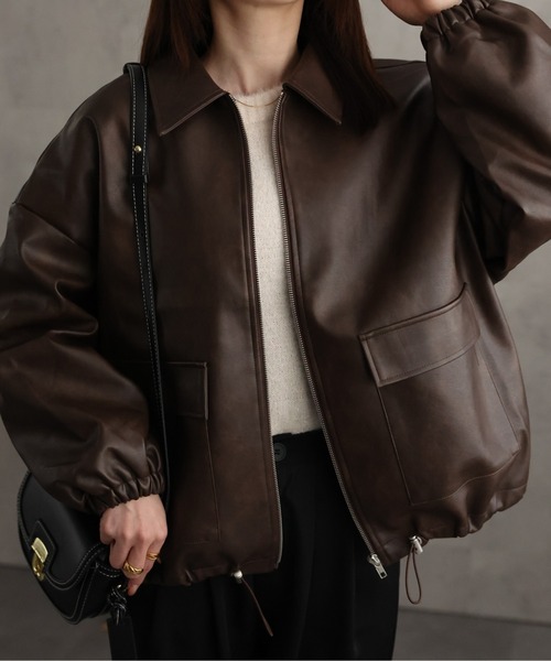 sakishimatokyo レザージャケット ライダース 新色追加「選べる2タイプ