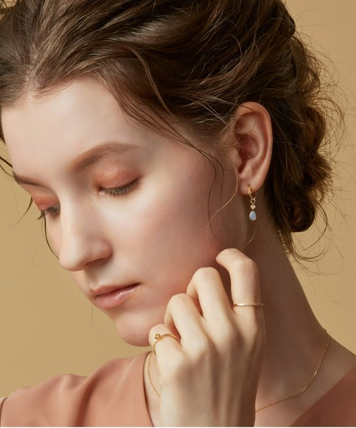 agete（アガット） チャーム K10ピアスチャーム レディース : ZOZOTOWN