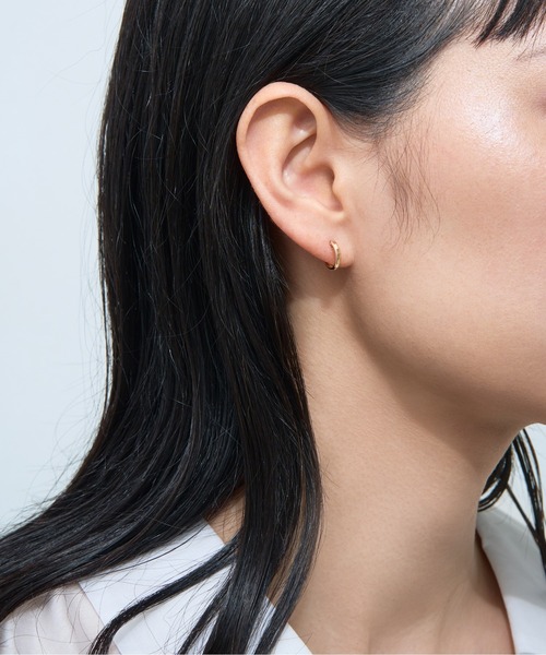 Jewel closet by L&Co. ピアス K10 フープ ピアス レディース