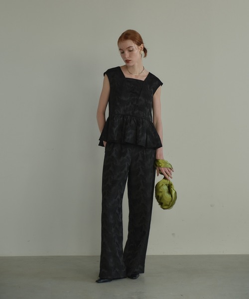 ANDRESD パンツドレス ペプラムセットアップドレス / peplum setup