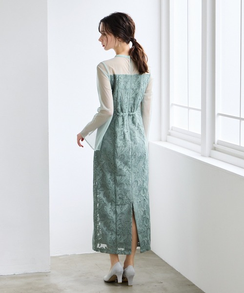 AIMER（エメ） ドレス 「WEB限定」オーナメント柄レースIライン