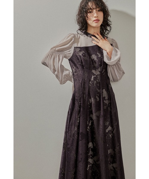 niana（ニアナ） ドレス アシンメトリータックドレス 結婚式