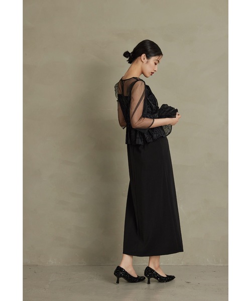 niana（ニアナ） ドレス フラリッシュペンシルドレス 結婚式 二次会