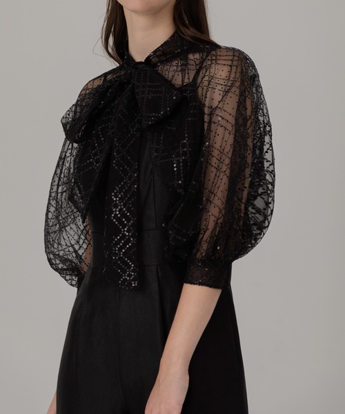 Leja（レジャ） パンツドレス 「LEJA」ドット柄スパンコール