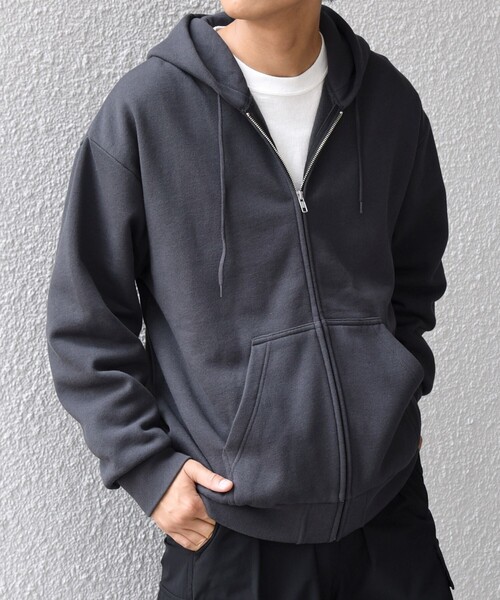 SHIPS any パーカー any: ヴィンテージライク 裏起毛 スウェット