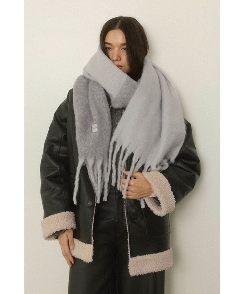 ALEXIA STAM（アリシアスタン） マフラー ストール Logo Scarf /ASロゴ