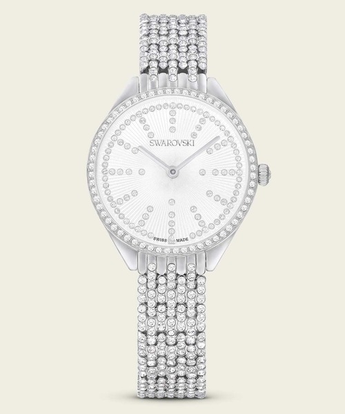 週末セール！】SWAROVSKI 時計 電池稼働中 サファイアガラス スイス製
