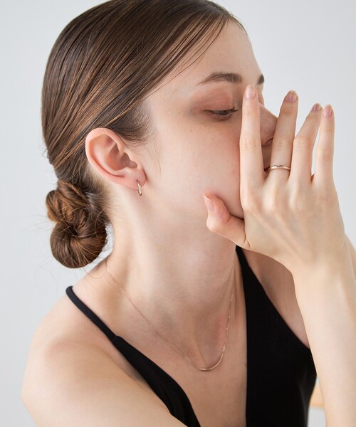 ete（エテ） ピアス 「ONLINE Limited」 クレセントムーン ピアス