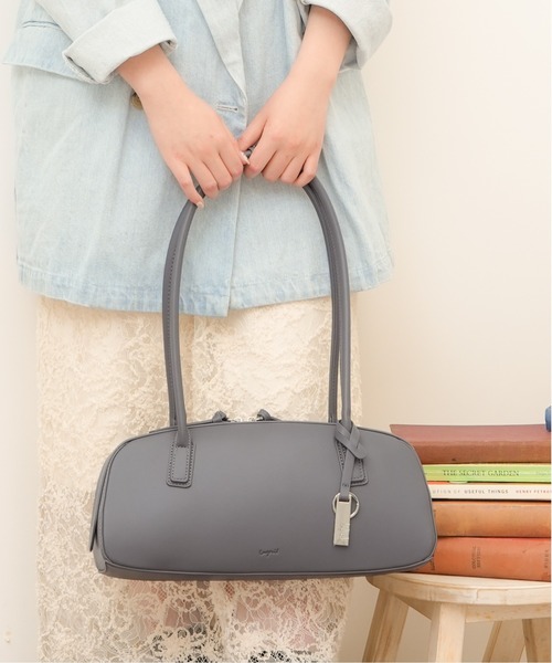 Ungrid（アングリッド） ボストンバッグ シンプルスムース プレート