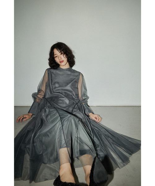 niana（ニアナ） ドレス チュールパイピングAラインドレス マタニティ