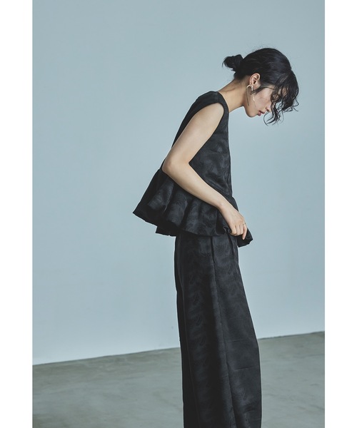 niana（ニアナ） パンツドレス ペプラムセットアップドレス ワイド