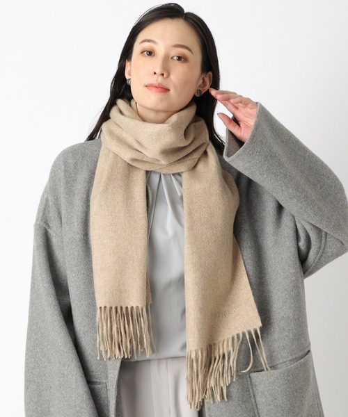 FURLA（フルラ） マフラー ストール カシミヤ100％ 無地 洗える 大判