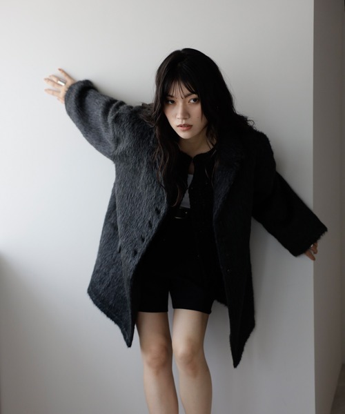 ENC コート アウター shaggy jacket coat / シャギージャコット