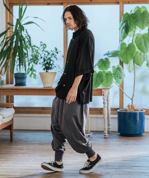 CAMBIO（カンビオ） パンツ mp13115-Slacks Fabric Sarrouel Pants