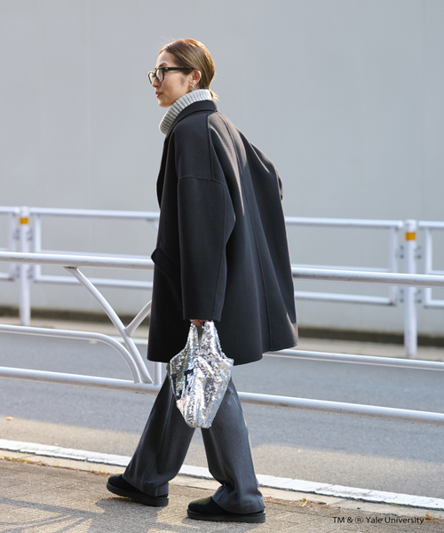 FRAMeWORK（フレームワーク） チェスターコート 38 ブラック