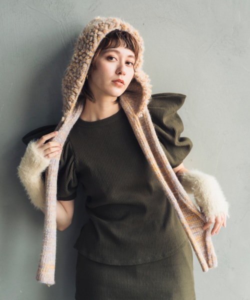 ORIENT MILLINERY ニット帽 ニットキャップ 「HAND KNIT」 PIGMO KNIT