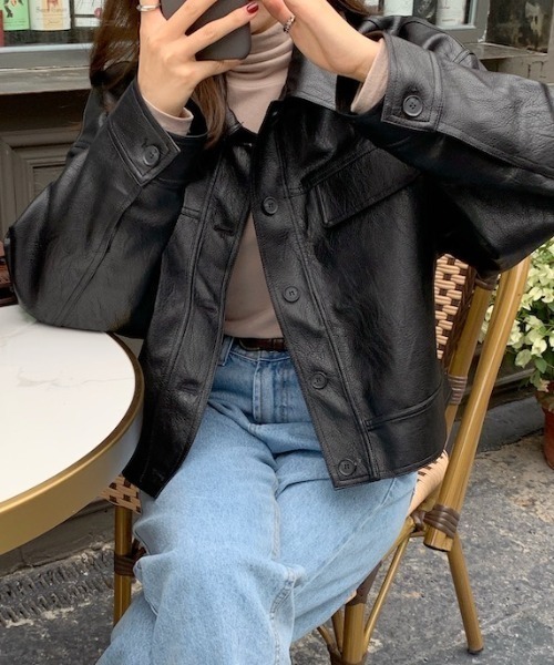 SEN TOKYO レザージャケット ライダース シーズンムードを高める