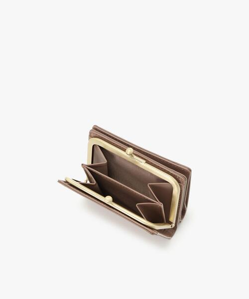 agnes b.（アニエスベー） 財布 ガラスレザー 二つ折り ウォレット