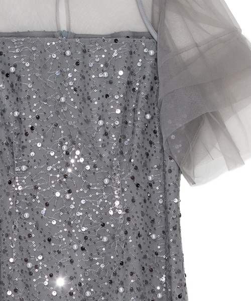 Leja（レジャ） ドレス 「LEJA」スパンコールパールミックスボレロI