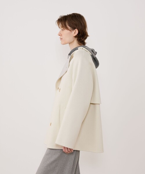 GALERIE VIE（ギャルリー ヴィー） ノーカラーコート コート ダブル